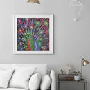 5D Diamond Painting Peacock Partial Special Shape Drill Wall DIY (UP273) Newly
