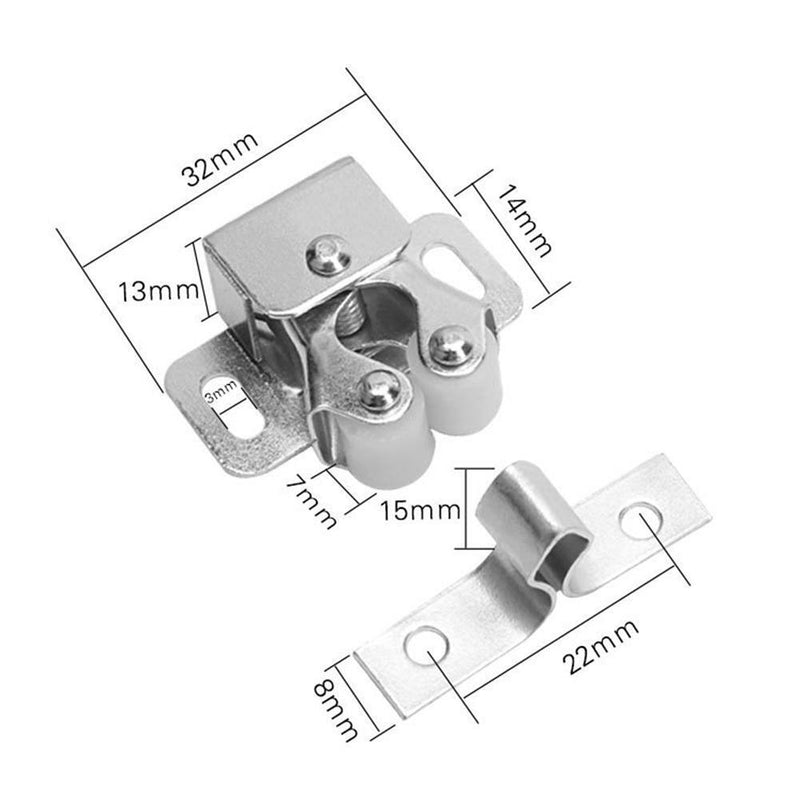 Cupboard Door Stop Closer Stoppers Damper Buffer Wardrobe Cabinet Catch (A)