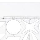 Function Drawing Tool Geometric Ruler Drawing Templates Math Measuring Stencil