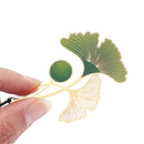 Chinese Style Pendant Hollow Painted Pagination Mark Brass Bookmark Book Clip