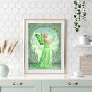 5D DIY Diamond Painting Butterfly Angel Full Round Rhinestone Home Decor Pict