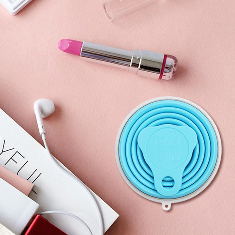 Outdoor Camping Picnic Retractable Water Cup 270mL Portable Folding Silicone Mug