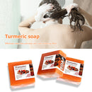 Turmeric Soap Face Cleansing Anti-Acne Skin Brighten Remove Dark Spot Whitening