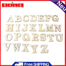 Wooden Letters Alphabet Wood Discs for DIY Scrapbooking Arts Crafts Decoration