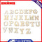 Wooden Letters Alphabet Wood Discs for DIY Scrapbooking Arts Crafts Decoration