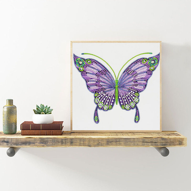 5D DIY Special Shaped Diamond Painting Butterfly Embroidery Craft Kits Wall Art