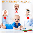 Flexible Soft Baby Silicone Baby Teether Hollow Silicone Teether Teething Tubes