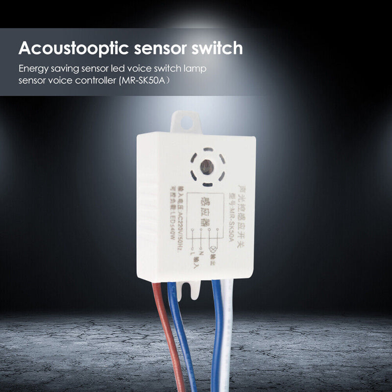 Intelligent Sound Voice Sensor Car On Off Light Switch Waterproof Smart Switch