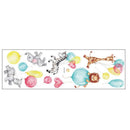 Cartoon Balloon Elephant Wall Stickers Kids Rooms Bedrooms Living Room Vinyl