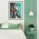 5D Diamond Painting Kit DIY Butterfly Woman Full Round Drill Home Decoratio