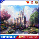 Painting By Numbers Kit DIY Rainbow Castle Canvas Oil Art Picture Craft