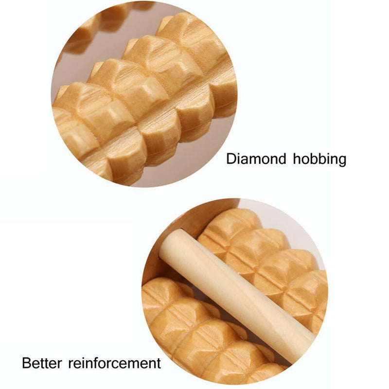 Wooden Foot Roller Massager Foot Massager Acupuncture Therapy Foot Acupoint