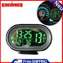 Car Monitor Car Watch Thermometer Digital Backlight Snooze Voltage