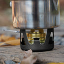 Mini Alcohol Stove Outdoor Camping Tourist Picnic Cooking Stove (Black) Newly