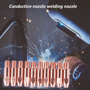 20pcs MIG Gas Torch Welding Nozzles Weld Semi-Automatic Contact Tip (0.8mm)