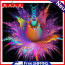 Dazzling Rhinestone Drawing Full Round Drill Diamond Picture Art Craft Mandala