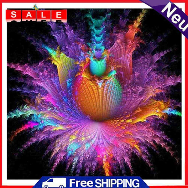 Dazzling Rhinestone Drawing Full Round Drill Diamond Picture Art Craft Mandala