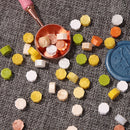 100pcs Octagon Sealing Wax Beads Seal Stamp Wax Tablet Pill Craft (Green) Newly