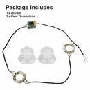 For PS4 Controller 7 Color LED Flash Light Analog Thumb Mod Sticks Sale Hot N2T8