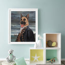 Gentleman Dog Oil Paint By Numbers Kit DIY Acrylic Painting on Canvas Framele