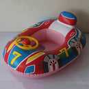 PVC Floating Swimming Rings Cute Inflatable Swim Circle for Kids (Red) Newly