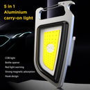 Mini Keychain Lights Portable Bright Night Lamp Aluminum Alloy Camping Equi