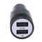 Metal Dual USB 2.1A Car Cigarette Lighter Adapter Charger(Black) Newly