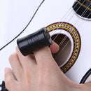 Guitar Sand Shaker Rhythm Ring Maraca Cabasa Finger Sand Hammer (Black) Newly
