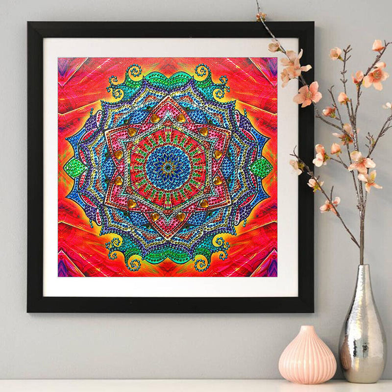 5D DIY Partial Special Shaped Drill Diamond Painting Mandala Decor (YK186) Newly