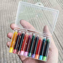 10pcs Ink Cartridges For Fountain Pen Color Ink Sac Univer Caliber 3.4 D6K8