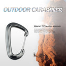 Aluminum Carabiner Outdoor Camping Hammock Buckle Hook Mountain Climbing Tool