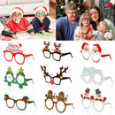 Photo Props Christmas Dress Party Decoration Glasses Frame Xmas Ornaments