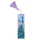 Rhinestone Diamond Painting Leather Bookmarks Leather Craft (Peafowl-AA397)