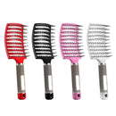 straight Curved Anti-static Hairdressing Styling Tools Hair Comb Massager Brush