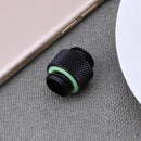 10mm G1/4 External Thread Hose Connector for PC Water Cooling(Black) Newly