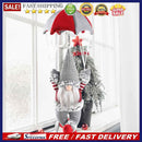 Xmas Tree Hanging Toys Festive Ornament Gnome Parachutes for Home Door Wall Hook