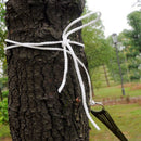 2pcs Park Garden Tree Hanging Swing Chair Bed Braided Strap 2m Hammock Tied R
