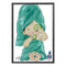 14CT Partial Embroidery Kit Beauty Manicure Cartoon Printing Cross Stitch