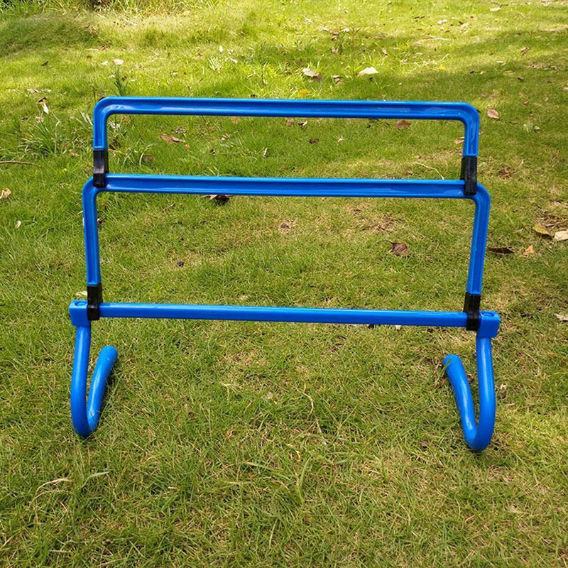 Foldable Removeable Football Barrier Frame Soccer Training Barrier (Blue)