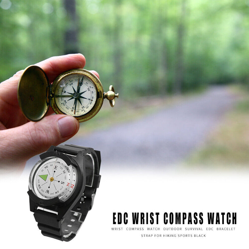 Multifunctional Navigation Compass Watch Luminous Compasses for Outdoor Act