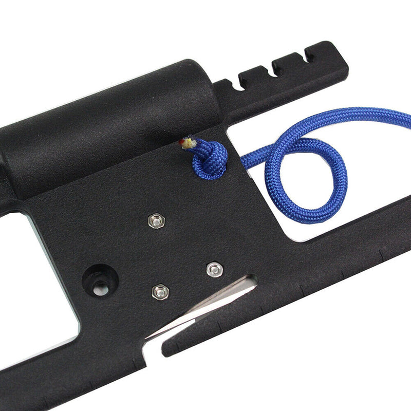 Fishing Line Paracord Winder Parachute Lanyard Rope Spool Holder with Carabin