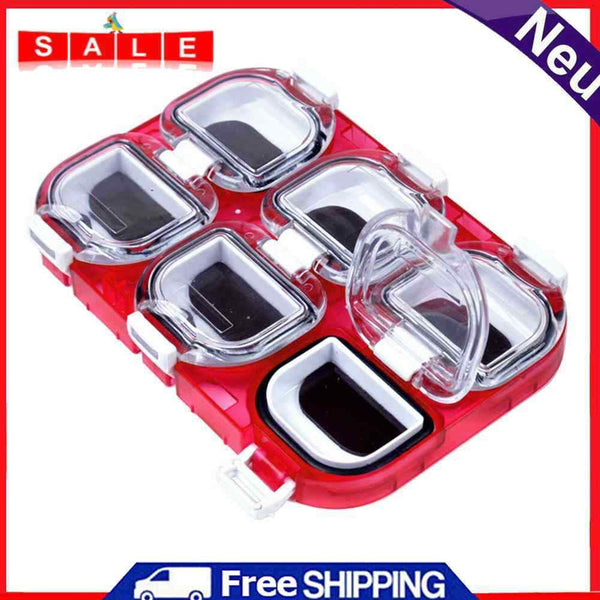 Magnetic Fishing Hook Storage Tackle Box Fishhook Accessories Tools Case