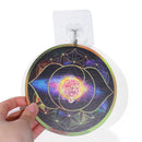 Pendulum Wooden Pendulum Board Slice Wood Base Handmade Coasters Flower of Life
