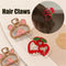 Women Bear Cherry Hair Clips Hair Claws Sweet Headwears Geometric Hairpins
