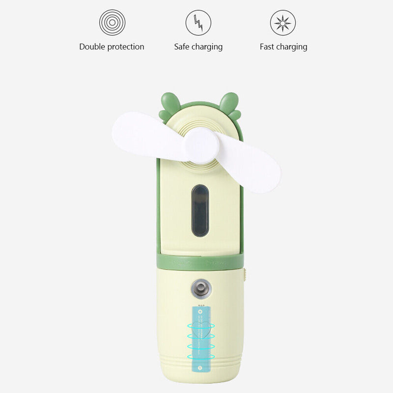 #A Portable Handheld Fan Humidification Water Cooling Fan for Summer Outdoor Tra