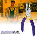 6 in 1 Wire Wrapper Looping Forming Jewelry Plier 6-Steps Multi Barrels Pli