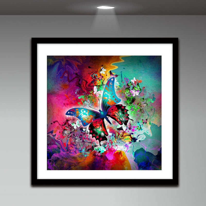 Butterfly 5D Full Drill Diamond Painting Embroidery DIY Craft Cross Stitch Newly