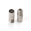 Antenna Aerial Male Adapter F Female To TV Male F-Type Satellite Coax Connector