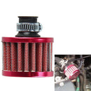 12mm Red Car Motor Cold Air Intake Filter Turbo Vent Crankcase Breather  Newly