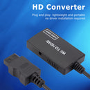 Portable for Wii to HDMI-Compatible Converter with 3.5mm Audio Jack Adapter